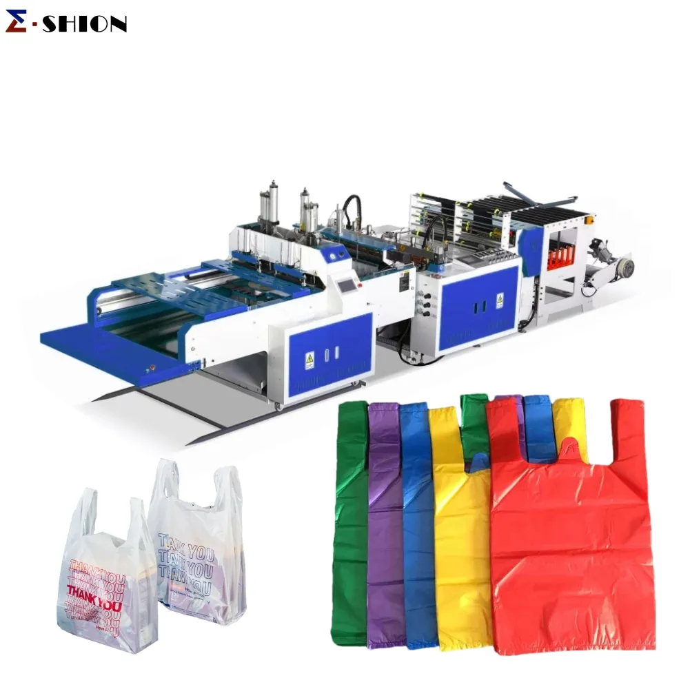 Máquina para bolsas tipo camiseta de alta velocidad