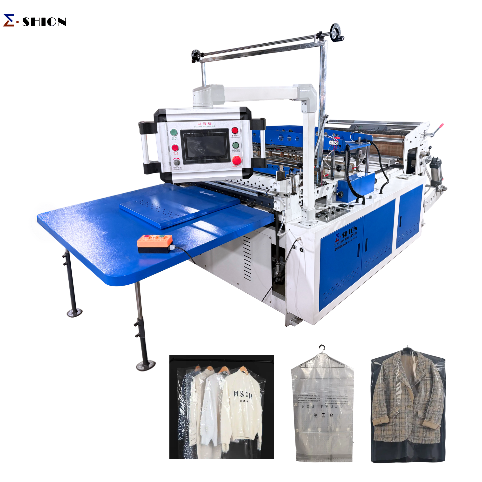 Plastic Hanger Bag Making Machine | Cold Cutting LDPE HDPE Bag Production Equipment