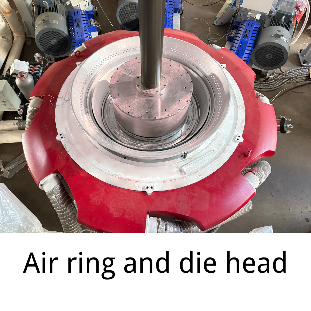 3 Layer Film Blowing Machine (Three-Layer Co-Extrusion IBC Blown Film Machine) - Product Image