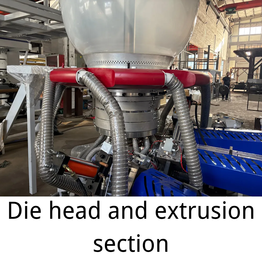 3 Layer Film Blowing Machine (Three-Layer Co-Extrusion IBC Blown Film Machine) - Product Image