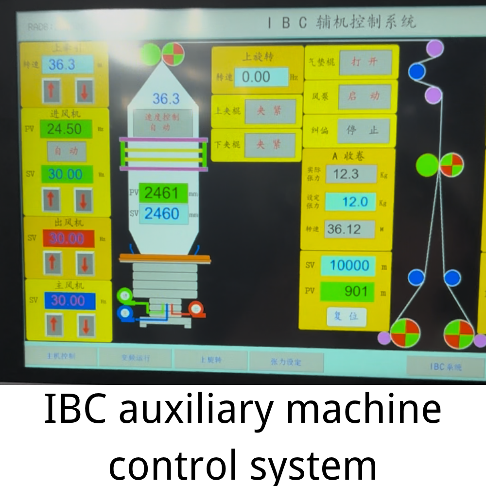 3 Layer Film Blowing Machine (Three-Layer Co-Extrusion IBC Blown Film Machine) - Product Image