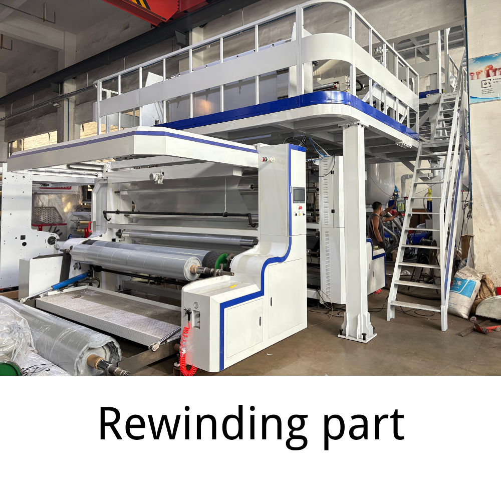 3 Layer Film Blowing Machine (Three-Layer Co-Extrusion IBC Blown Film Machine) - Product Image