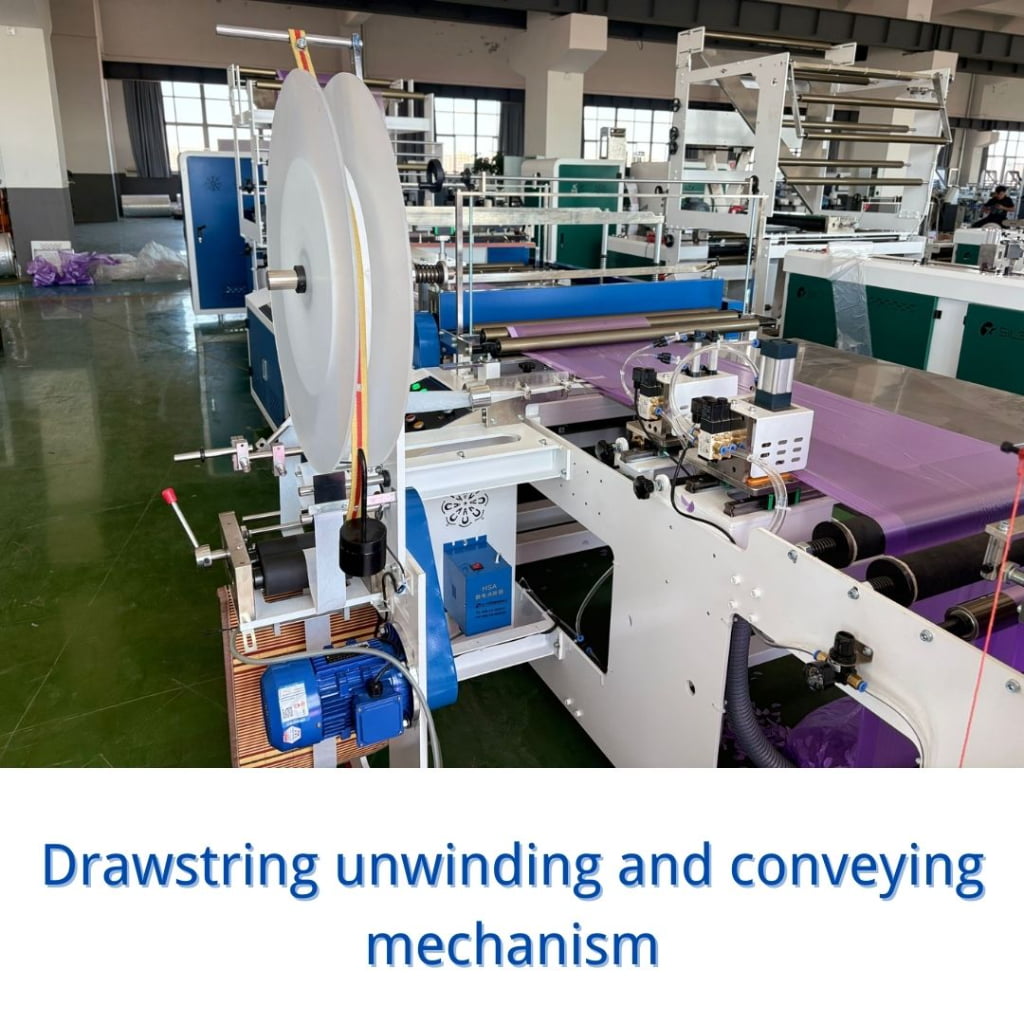 Drawstring garbage bag making machine - Product Image