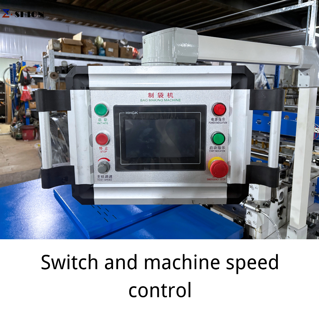 Plastic Hanger Bag Making Machine | Cold Cutting LDPE HDPE Bag Production Equipment - Product Image