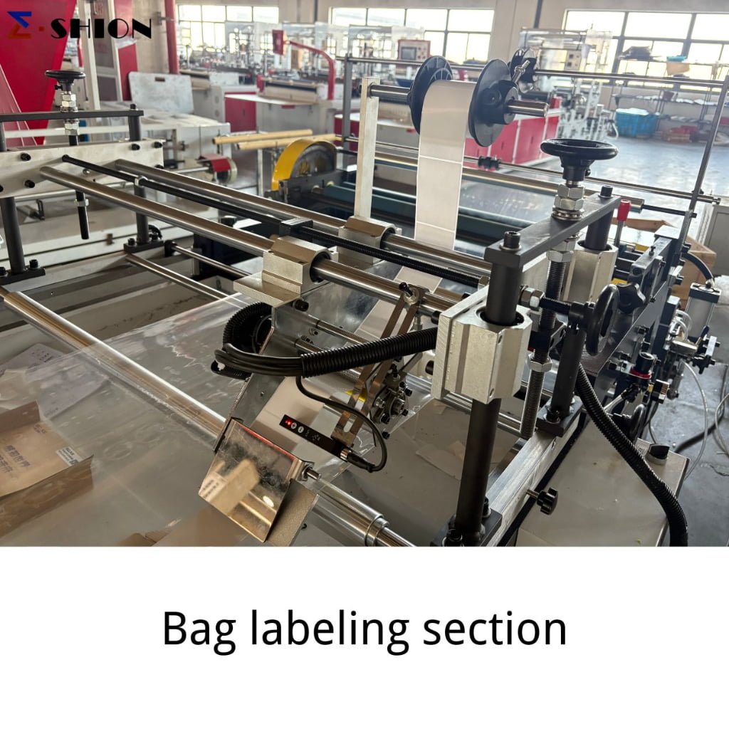 Semi-circular Perforated Irregular Bag Making Machine | Thermal Cutting BOPP OPP PE Bag Producer - Product Image