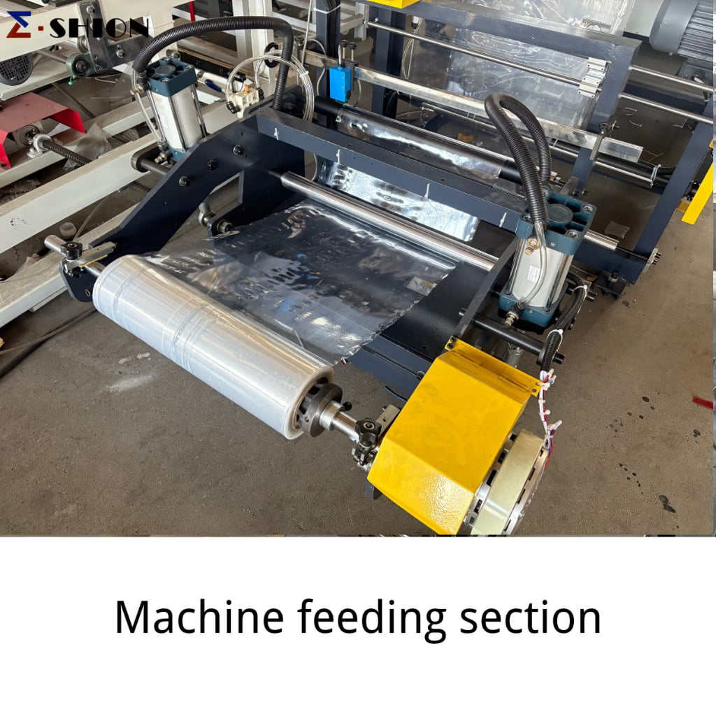 Semi-circular Perforated Irregular Bag Making Machine | Thermal Cutting BOPP OPP PE Bag Producer - Product Image