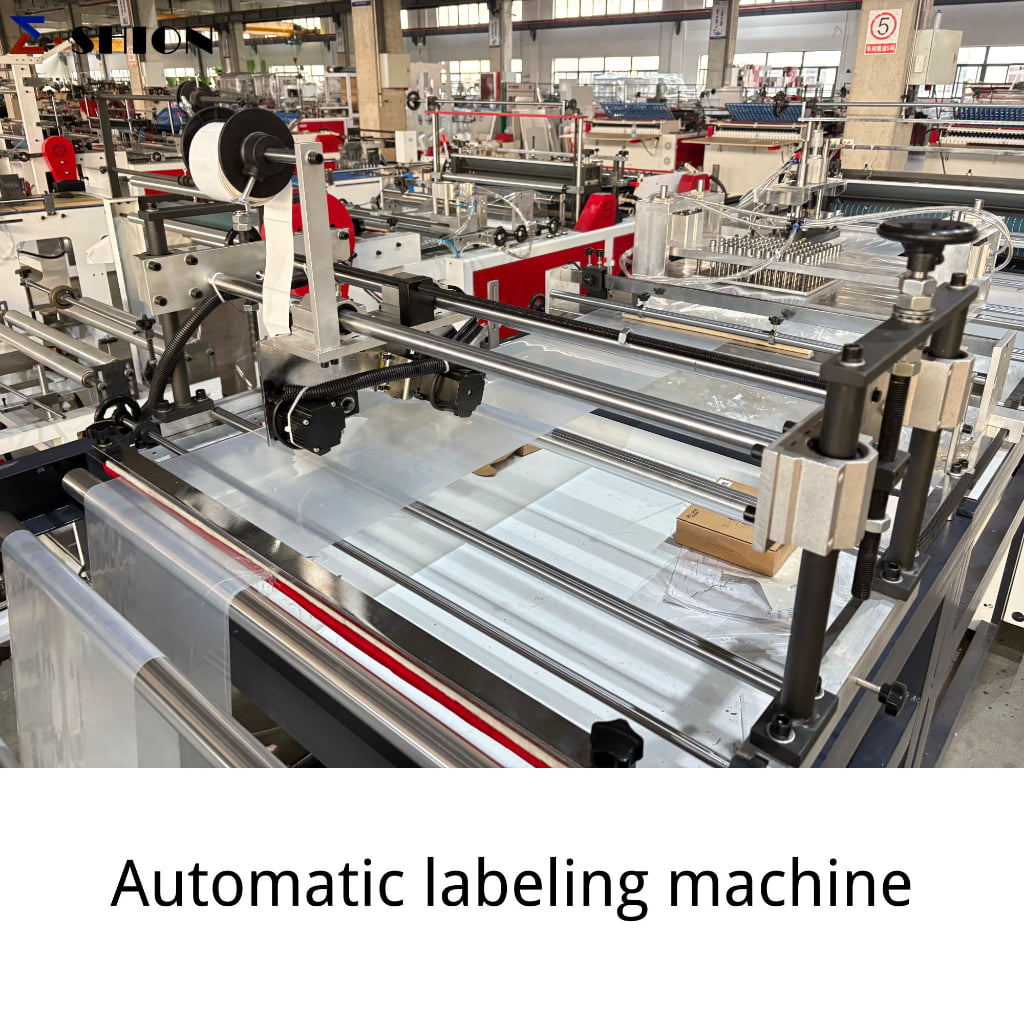 Semi-circular Perforated Irregular Bag Making Machine | Thermal Cutting BOPP OPP PE Bag Producer - Product Image