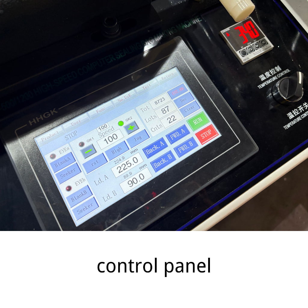 Semi-circular Perforated Irregular Bag Making Machine | Thermal Cutting BOPP OPP PE Bag Producer - Product Image