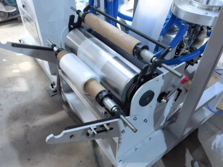 Dual-station film winding unit