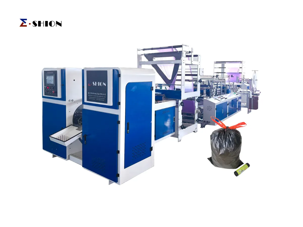 Drawstring Garbage Bag Making Machine