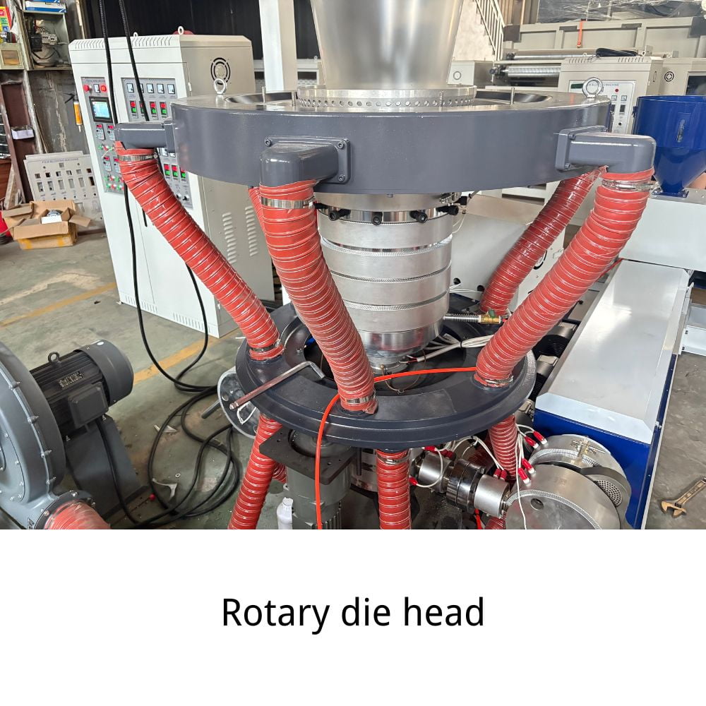 Rotary die head