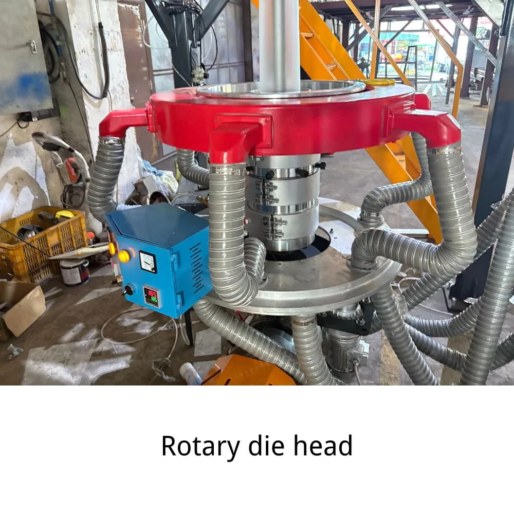 Rotary die head