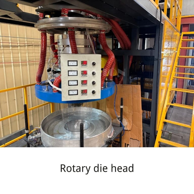 Rotary die head