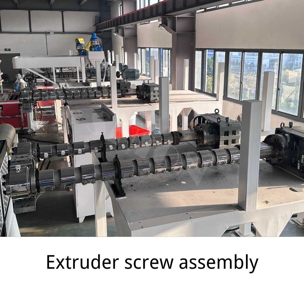 Extruder screw assembly