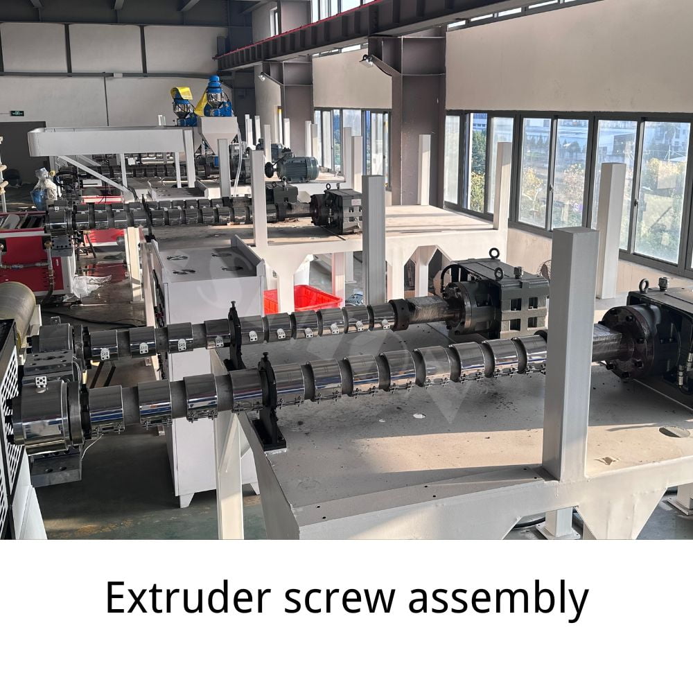 Extruder screw assembly
