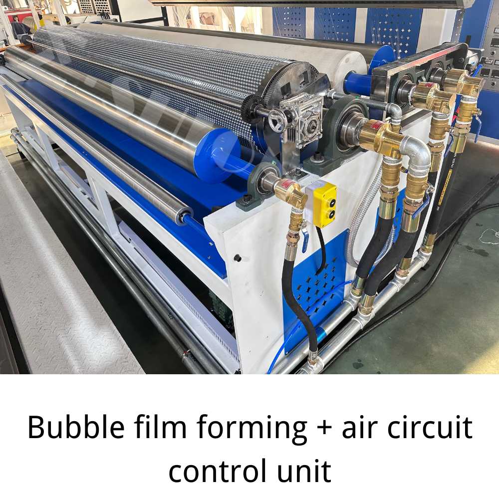 Bubble film forming + air circuitcontrol unit