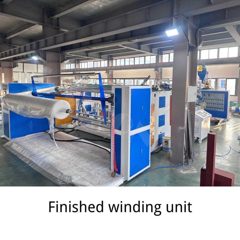 Finished winding unit