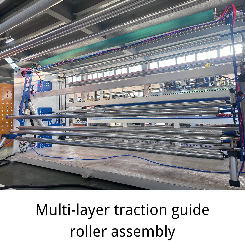 Multi-layer traction guideroller assembly
