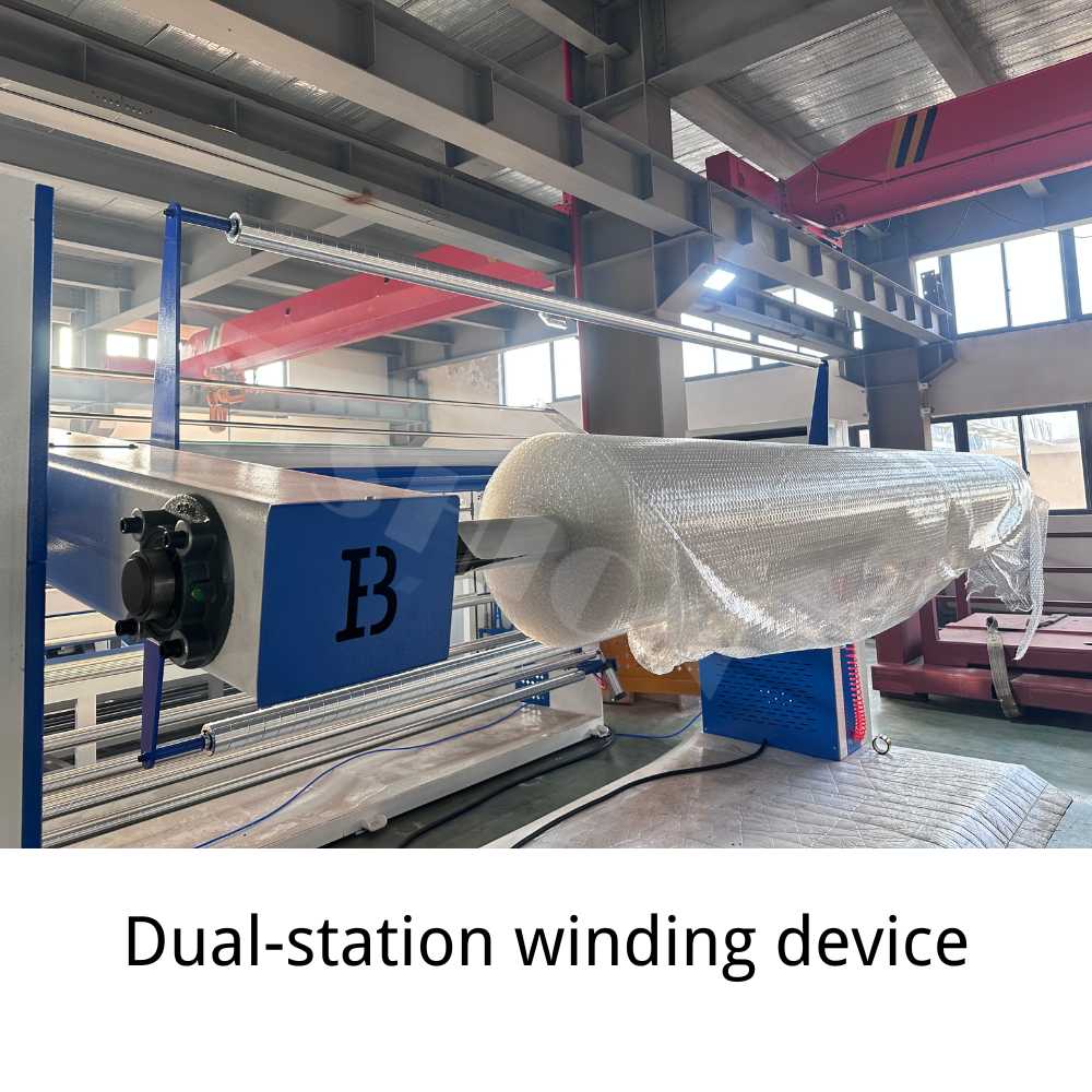 Dual-station winding device