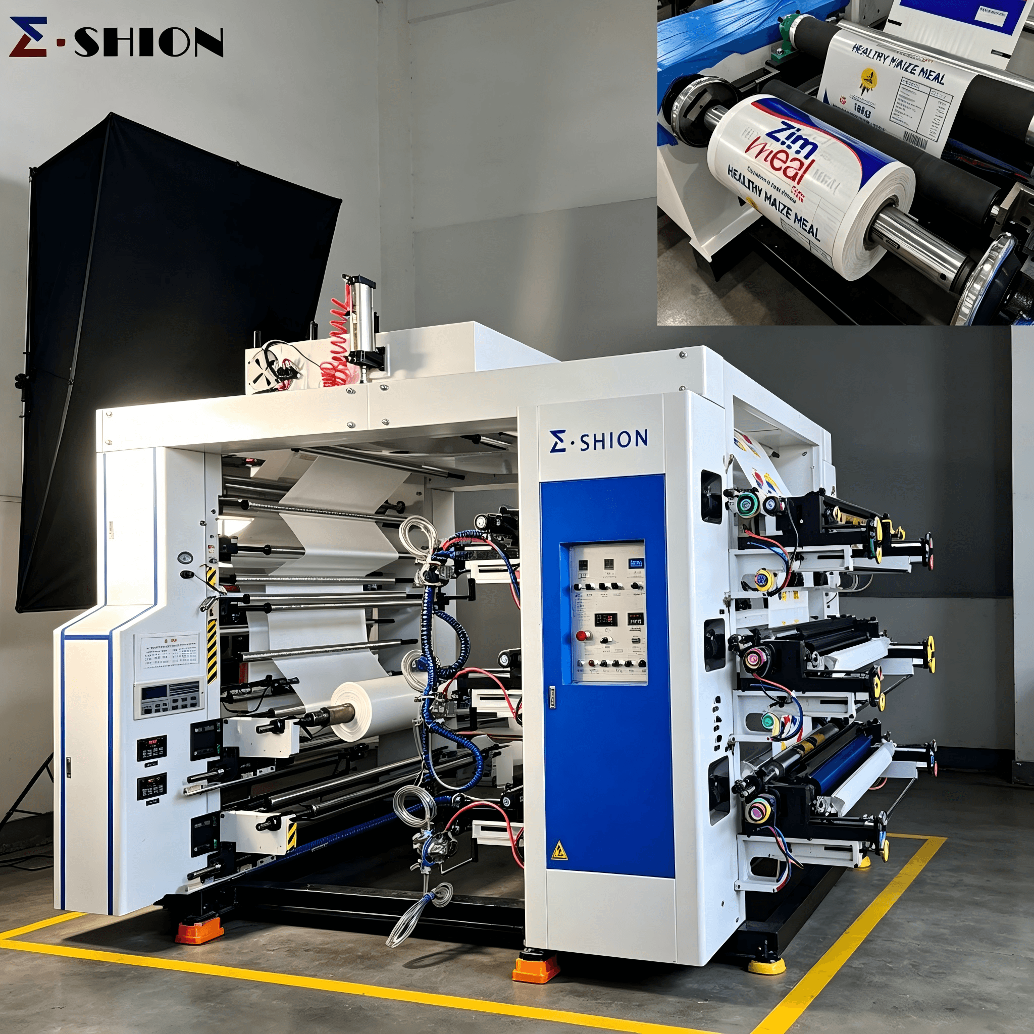 YTL6800 6-color flexo printing machine for plastic film and packaging