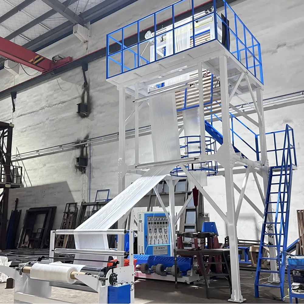 Monolayer Film Blowing Machine - Saudi Arabia Customer